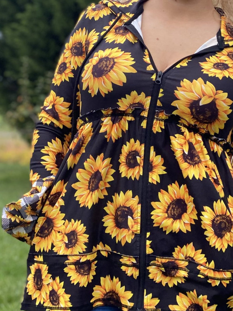 Walking on Sunshine Sunflower Stef Hoodie