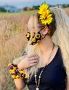 Yellow Sunflower Washable Face Mask