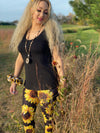 Walking on Sunshine Yellow Sunflower Leggings