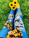 Yellow Sunflower Washable Face Mask