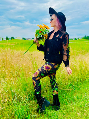 Sunflower Stitch Leggings