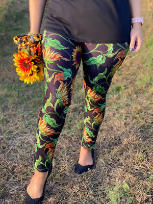 Sunflower Stitch Leggings