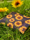 Sunflower Leopard 2 in 1 Crossbody Wristlet Purse