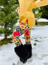 Sunflower, Rose & Leopard Leggings