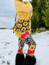 Sunflower, Rose & Leopard Leggings