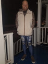 Camouflage Patch Jean Leggings