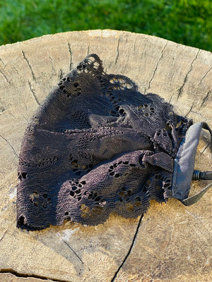 Black Lace Fashion Face Mask