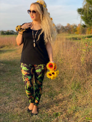 Sunflower Stitch Leggings